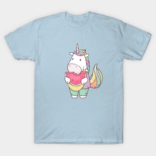 Unicorn with Watermelon T-Shirt